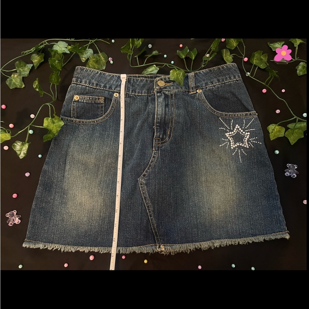 Y2k Denim Mini Skirt 🎀